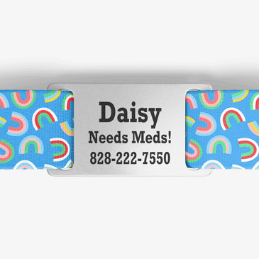 closeup of nameplate personalization